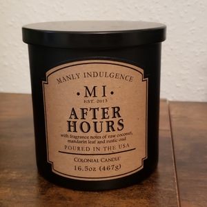 Manly Indulgence candle